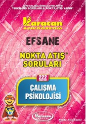 222 - Karacan Yayınları Nokta Atış Soruları - ÇALIŞMA PSİKOLOJİSİ