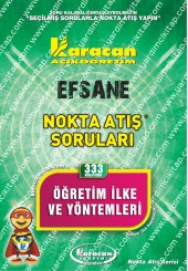 333 - Karacan Yayınları Nokta Atış Soruları - ÖĞRETİM İLKE VE YÖNTEMLERİ