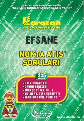 335 - Karacan Yayınları Nokta Atış Soruları - HALK HİKAYELERİ - ORHUN TÜRKÇESİ - TÜRKÇE CÜMLE BİL. - VII-XII YY. TÜRK EDEBİYATI - TANZİMAT DÖN. TÜRK ED. 1