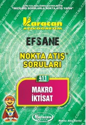 411 - Karacan Yayınları Nokta Atış Soruları - MAKRO İKTİSAT