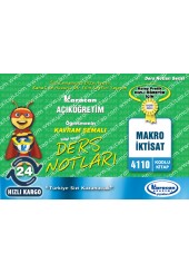 4110 - Karacan Yayınları Kavram Şemalı Ders Notları - MAKRO İKTİSAT