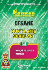 426 - Karacan Yayınları Nokta Atış Soruları - ORTAÇAĞ FELSEFESİ 2 - METAFİZİK