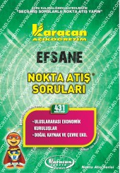 431 - Karacan Yayınları Nokta Atış Soruları - ULUSLARARASI EKONOMİK KURULUŞLAR - DOĞAL KAYNAK VE ÇEVRE EKO.