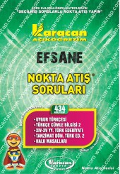 434 - Karacan Yayınları Nokta Atış Soruları - UYGUR TÜRKÇESİ - TÜRKÇE CÜMLE BİLGİSİ 2 - XIV-XV YY. TÜRK EDEBİYATI - TANZİMAT DÖN. TÜRK ED. 2 - HALK MASALLARI