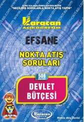 506 - Karacan Yayınları Nokta Atış Soruları - DEVLET BÜTÇESİ