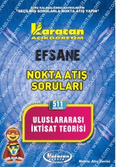 511 - Karacan Yayınları Nokta Atış Soruları - ULUSLARARASI İKTİSAT TEORİSİ