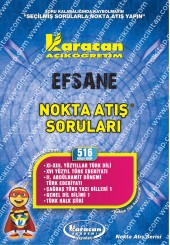 516 - Karacan Yayınları Nokta Atış Soruları - XI-XIII. YÜZYILLAR TÜRK DİLİ - XVI YÜZYIL TÜRK EDEBİYATI  - II. ABDÜLHAMİT DÖNEMİ TÜRK EDEBİYATI - ÇAĞDAŞ TÜRK YAZI DİLLERİ 1 - GENEL DİL BİLİMİ 1 - TÜRK HALK ŞİİRİ