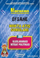 604 - Karacan Yayınları Nokta Atış Soruları - ULUSLARARASI İKTİSAT POLİTİKASI