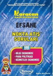 606 - Karacan Yayınları Nokta Atış Soruları - BİLGİ EKONOMİSİ - PARA POLİTİKASI - HİZMETLER EKONOMİSİ