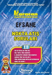 616 - Karacan Yayınları Nokta Atış Soruları - XIV-XV YÜZYILLAR TÜRK DİLİ - XVII. YÜZYIL TÜRK EDEBİYATI - II. MEŞRUTİYET DÖNEMİ TÜRK EDEBİYATI - ÇAĞDAŞ TÜRK YAZI DİLLERİ 2 - TÜRK EDEBİYATININ MİTOLOJİK KAYNAKLARI - GENEL DİL BİLİMİ