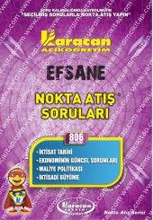 806 - Karacan Yayınları Nokta Atış Soruları - İKTİSAT TARİHİ - EKONOMİNİN GÜNCEL   SORUNLARI - MALİYE POLİTİKASI - İKTİSADİ BÜYÜME