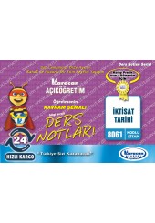 8061 - Karacan Yayınları Kavram Şemalı Ders Notları - İKTİSAT TARİHİ