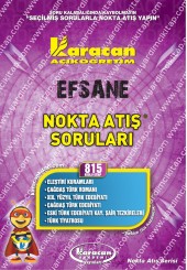 815 - Karacan Yayınları Nokta Atış Soruları - ELEŞTİRİ KURAMLARI - ÇAĞDAŞ TÜRK ROMANI - XIX. YÜZYIL TÜRK EDEBİYATI - ÇAĞDAŞ TÜRK EDEBİYATI - ESKİ TÜRK EDEBİYATI KAY. ŞAİR TEZKİRELERİ - TÜRK TİYATROSU