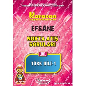 101 - Karacan Yayınları Nokta Atış Soruları - TÜRK DİLİ - I