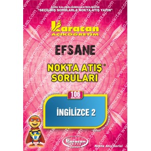 106 - Karacan Yayınları Nokta Atış Soruları - İNGİLİZCE - II