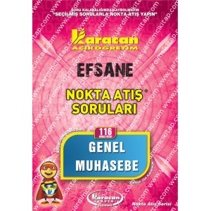 116 - Karacan Yayınları Nokta Atış Soruları - GENEL MUHASEBE