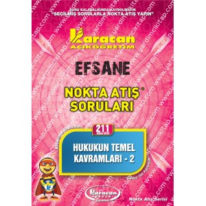 211 - Karacan Yayınları Nokta Atış Soruları - HUKUKUN TEMEL KAVRAMLARI 2