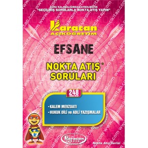 248 - Karacan Yayınları Nokta Atış Soruları - KALEM MEVZUATI - HUKUK DİLİ ve ADLİ YAZIŞMALAR