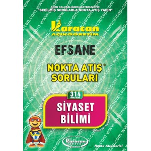 314 - Karacan Yayınları Nokta Atış Soruları - SİYASET BİLİMİ