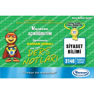 3140 - Karacan Yayınları Kavram Şemalı Ders Notları - SİYASET BİLİMİ