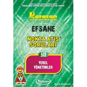 429 - Karacan Yayınları Nokta Atış Soruları - YEREL YÖNETİMLER