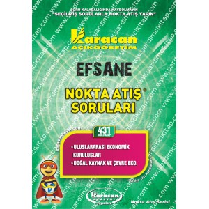 431 - Karacan Yayınları Nokta Atış Soruları - ULUSLARARASI EKONOMİK KURULUŞLAR - DOĞAL KAYNAK VE ÇEVRE EKO.