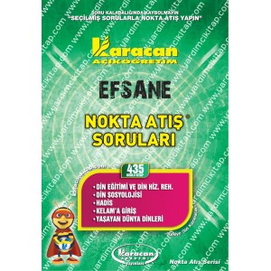 435 - Karacan Yayınları Nokta Atış Soruları - DİN EĞİTİMİ VE DİN HİZ. REH. - DİN SOSYOLOJİSİ - HADİS - KELAMA GİRİŞ - YAŞAYAN DÜNYA DİNLERİ