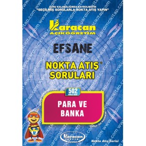 502 - Karacan Yayınları Nokta Atış Soruları - PARA VE BANKA