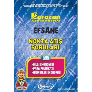 606 - Karacan Yayınları Nokta Atış Soruları - BİLGİ EKONOMİSİ - PARA POLİTİKASI - HİZMETLER EKONOMİSİ