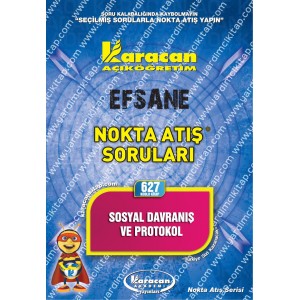 627 - Karacan Yayınları Nokta Atış Soruları - SOSYAL DAVRANIŞ VE PROTOKOL