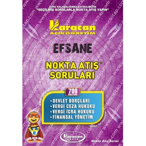 709 - Karacan Yayınları Nokta Atış Soruları - DEVLET BORÇLARI - VERGİ CEZA HUKUKU - VERGİ İCRA HUKUKU - FİNANSAL YÖNETİM