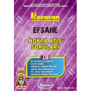 713 - Karacan Yayınları Nokta Atış Soruları - XVI-XIX YÜZYILLAR TÜRK DİLİ - ELEŞTİRİ TARİHİ - CUMHURİYET DÖNEMİ TÜRK ŞİİRİ - ÇAĞDAŞ TÜRK EDEBİYATLARI 1 - XVII. YÜZYIL TÜRK EDEBİYATI - CUMHURİYET DÖNEMİ TÜRK NESRİ