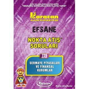 726 - Karacan Yayınları Nokta Atış Soruları - SERMAYE PİYASALARI VE FİNANSAL KURUMLAR