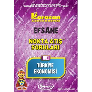 801 - Karacan Yayınları Nokta Atış Soruları - TÜRKİYE EKONOMİSİ