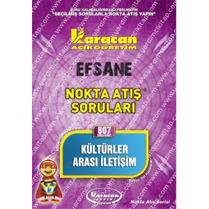 807 - Karacan Yayınları Nokta Atış Soruları - KÜLTÜRLER ARASI İLETİŞİM