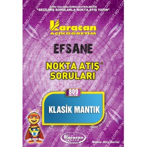 809 - Karacan Yayınları Nokta Atış Soruları - KLASİK MANTIK