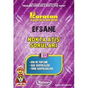 811 - Karacan Yayınları Nokta Atış Soruları - DİN VE TOPLUM - SUÇ SOSYOLOJİSİ - TÜRK SOSYOLOGLARI