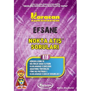 816 - Karacan Yayınları Nokta Atış Soruları - KÜRESELLEŞME VE KÜLTÜRLER ARASI İLETİŞİM - ULUSLARARASI İLİŞKİLERDE ARAŞTIRMA YÖNTEMLERİ - TÜRK DIŞ POLİTİKASI 2 - ULUSLARARASI İLİŞKİLER   KURAMLARI 2