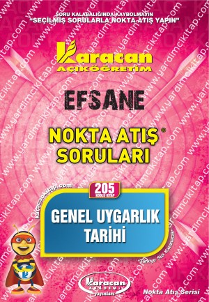 205 - Karacan Yayınları Nokta Atış Soruları - GENEL UYGARLIK TARİHİ