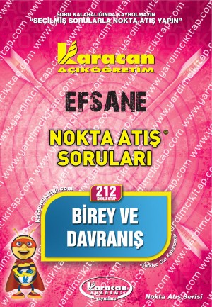 212 - Karacan Yayınları Nokta Atış Soruları - BİREY VE DAVRANIŞ