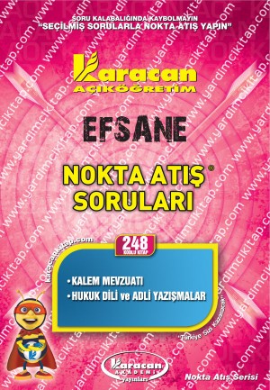 248 - Karacan Yayınları Nokta Atış Soruları - KALEM MEVZUATI - HUKUK DİLİ ve ADLİ YAZIŞMALAR