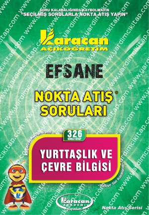 326 - Karacan Yayınları Nokta Atış Soruları - YURTTAŞLIK VE ÇEVRE BİLGİSİ