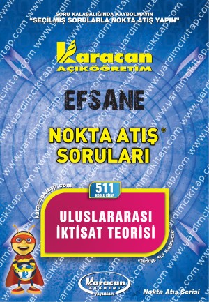 511 - Karacan Yayınları Nokta Atış Soruları - ULUSLARARASI İKTİSAT TEORİSİ
