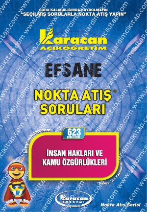 623 - Karacan Yayınları Nokta Atış Soruları - İNSAN HAKLARI VE KAMU ÖZGÜRLÜĞÜ