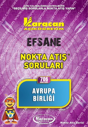 706 - Karacan Yayınları Nokta Atış Soruları - AVRUPA BİRLİĞİ