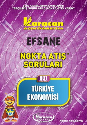 801 - Karacan Yayınları Nokta Atış Soruları - TÜRKİYE EKONOMİSİ